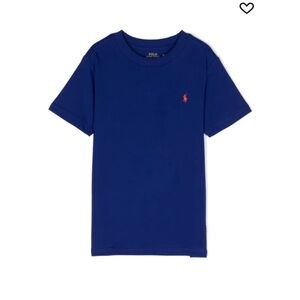 POLO RALPH LAUREN KIDS
logo-embroidered cotton T-shirt Royal Blue Big Boys xs